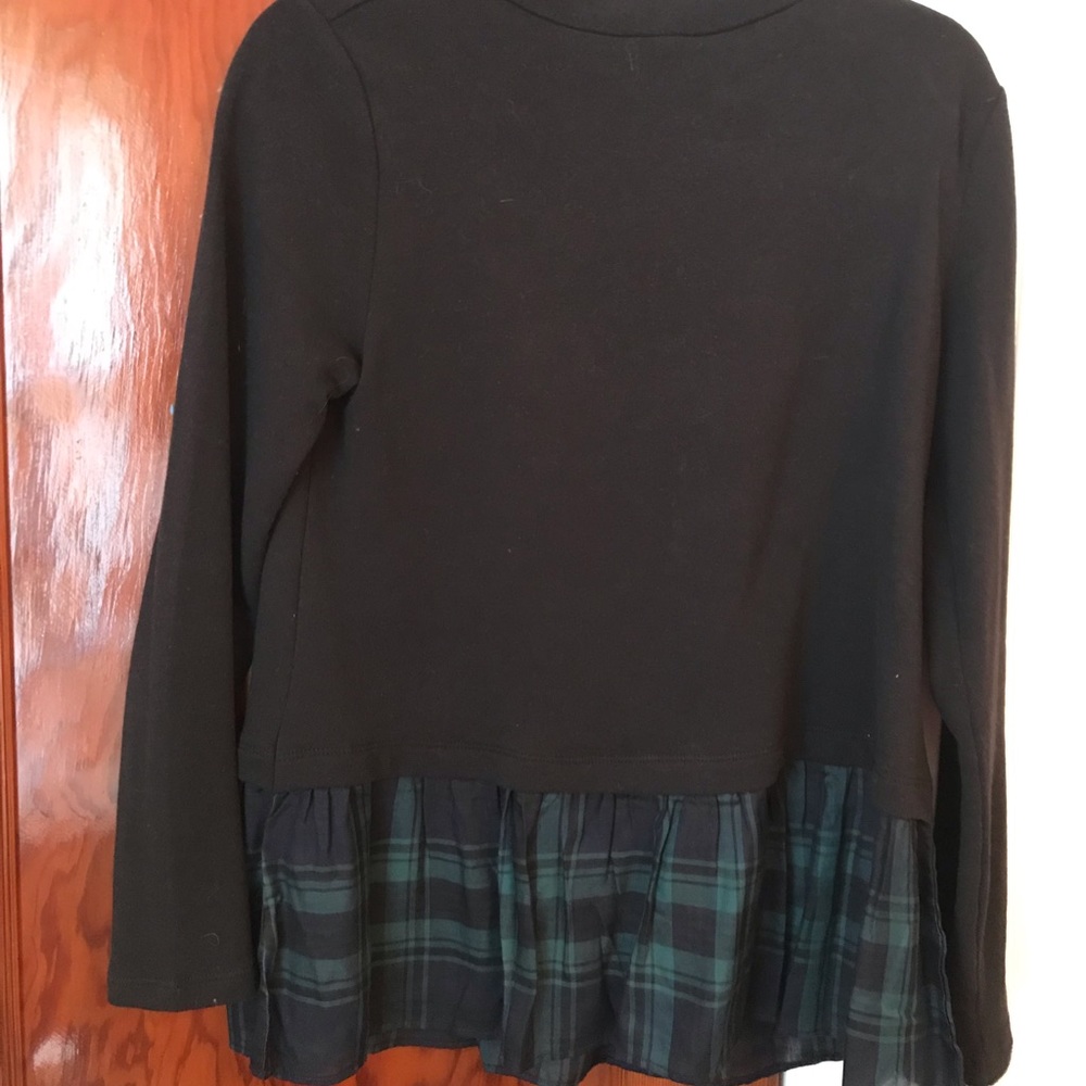 Loft plaid top